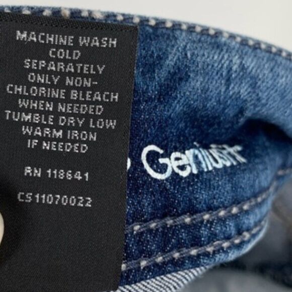 LANE BRYANT Genius Fit Capri Jeans Distressed 16 - Picture 3 of 5